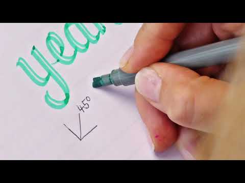 Online Calligraphy Twin Double Tip Pens – Pastel Edition (Set of 5)