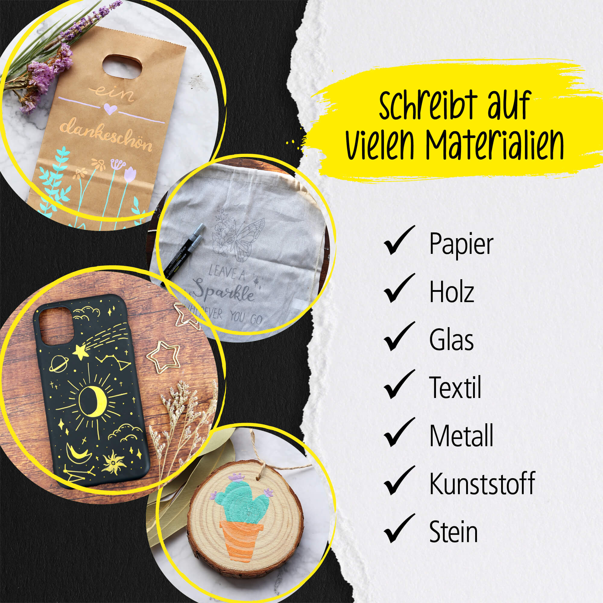 “Metallic Gold Brush Lettering Pen Set by ONLINE Germany”