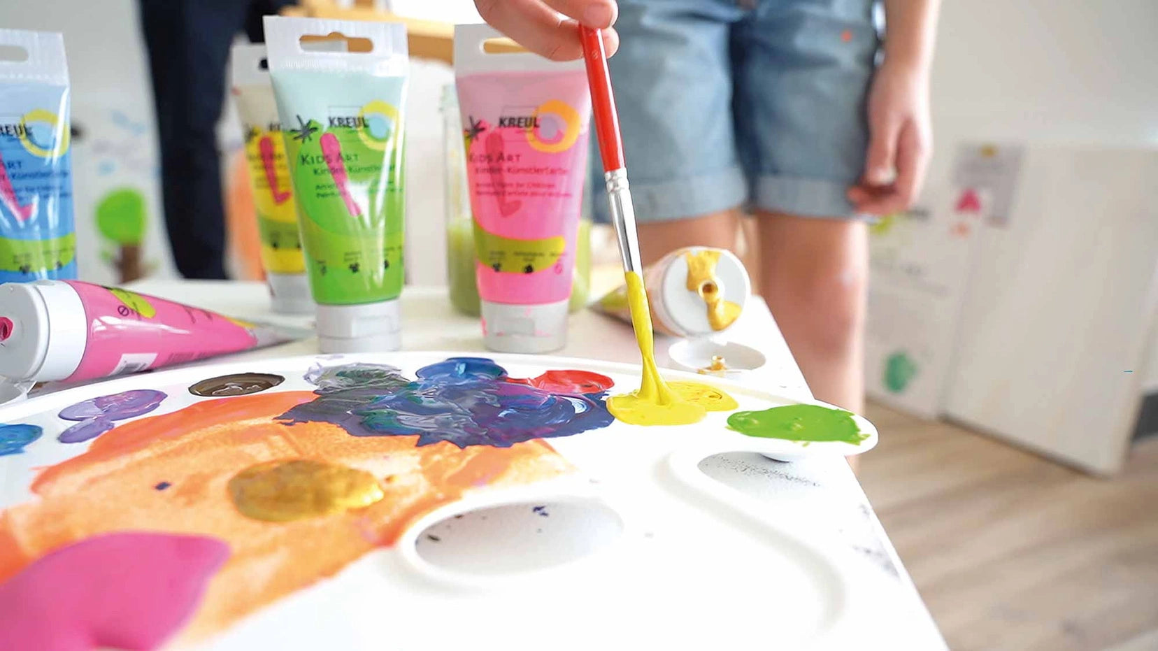 KREUL Kids Art washable paints for children – safe and vibrant colours