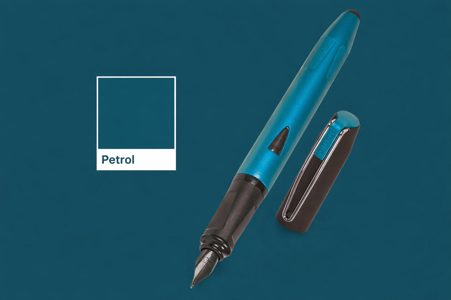 FP Switch Plus Fountain Pen Petrol colour with matte finish and cap