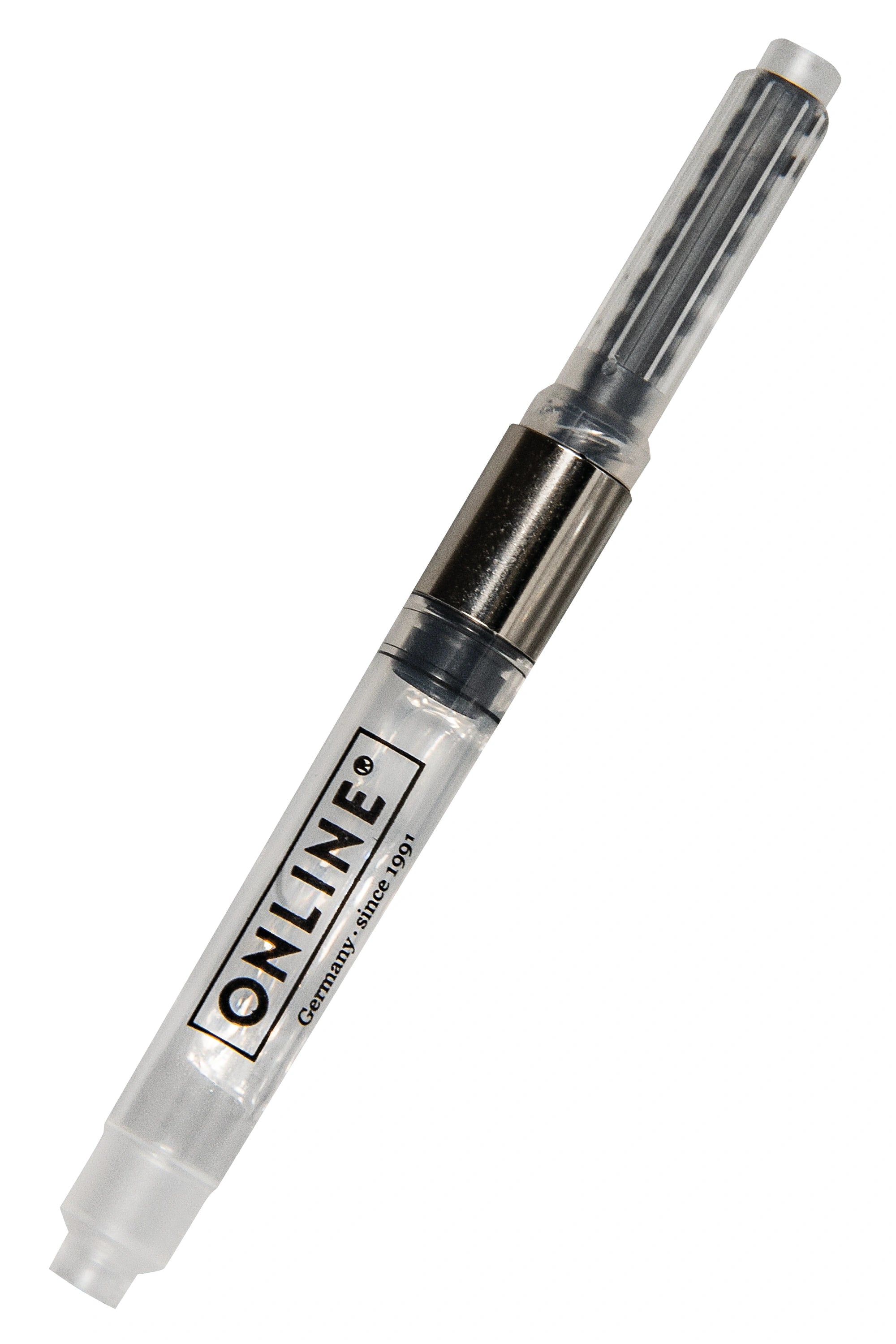 "ONLINE fountain pen ink converter refill piston type packed in celophane bag compatible with standard fountain pens 7.6 cm l