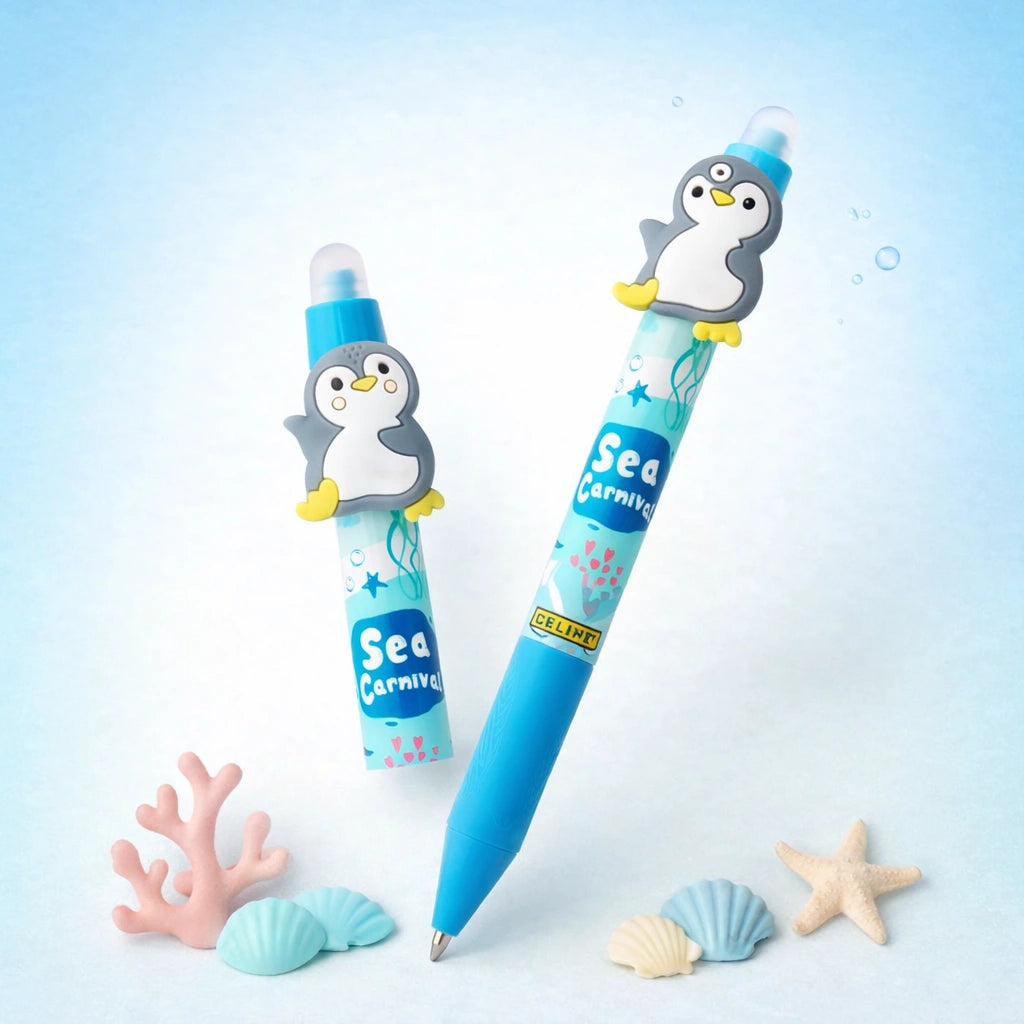 MAGIXX Fun Penguin Erasable Gel Pen