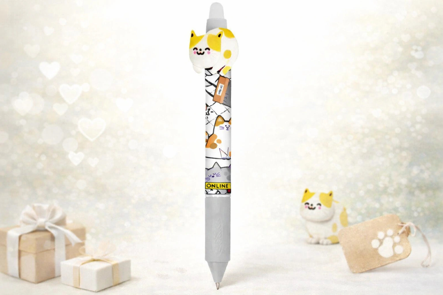 Wild Cat character erasable gel pen