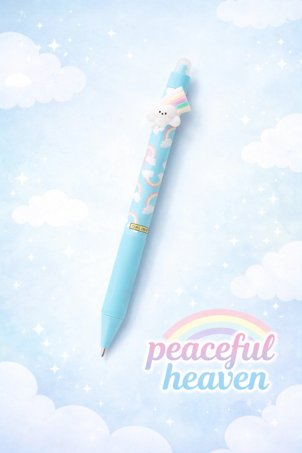Rainbow cloud cute gel pen design