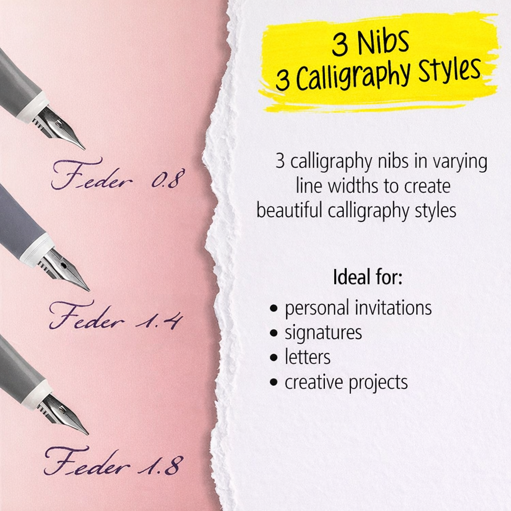 Online Air Calligraphy Set – Black / White / Black Rose / White Rose