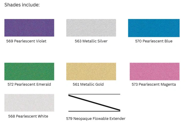 Jacquard Lumiere 8-Color Set – Metallic & Pearlescent Fabric Paint