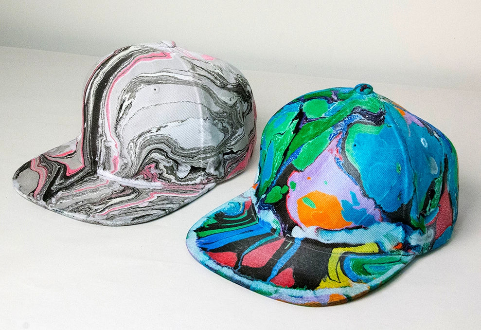 floating paint marbling technique setup