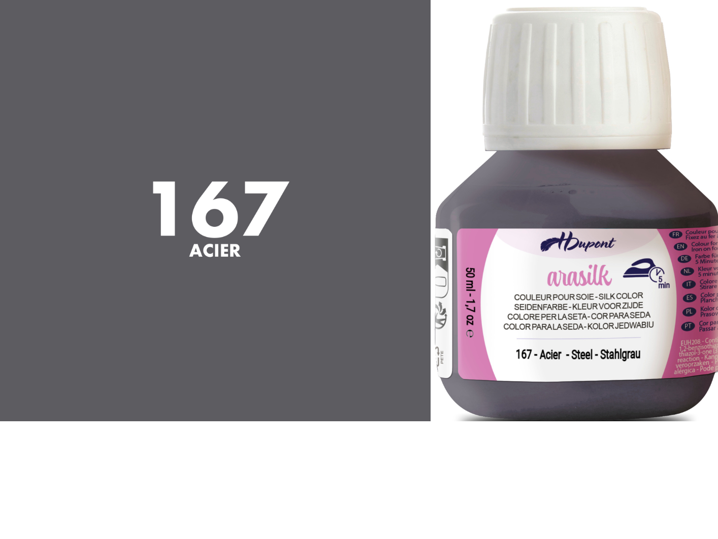 HDupont Arasilk Heat-Fix Silk Paint 50ml | Silk & Fabric Colours