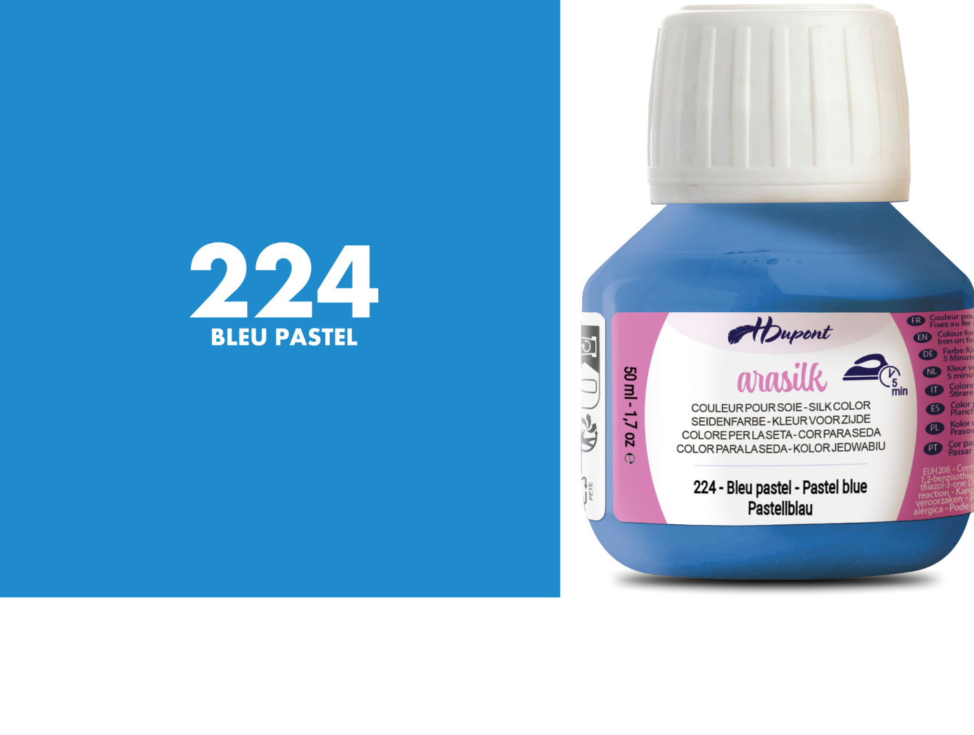 HDupont Arasilk Heat-Fix Silk Paint 50ml | Silk & Fabric Colours