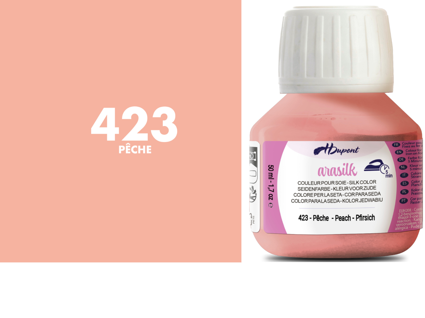 HDupont Arasilk Heat-Fix Silk Paint 50ml | Silk & Fabric Colours