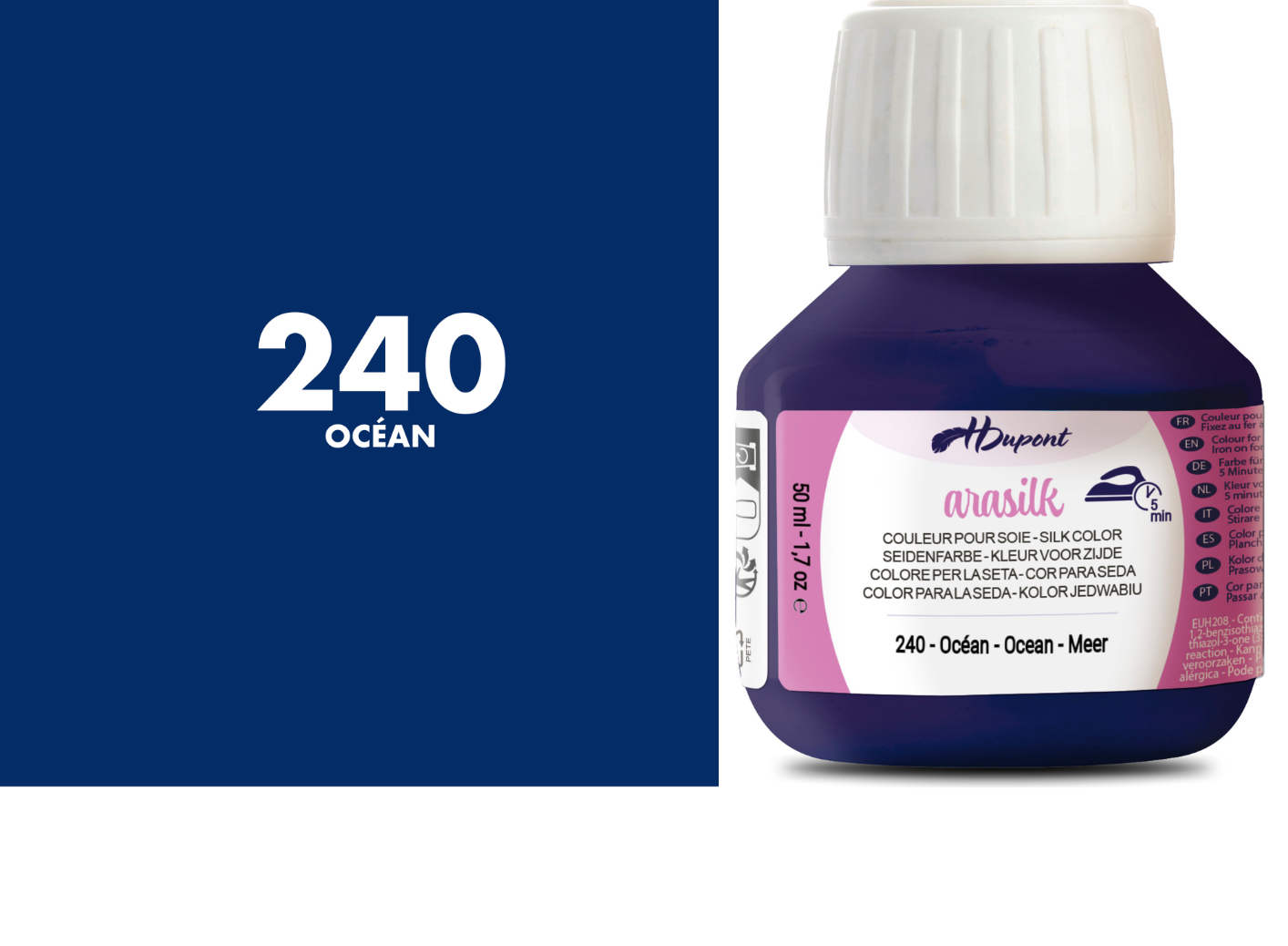 HDupont Arasilk Heat-Fix Silk Paint 50ml | Silk & Fabric Colours