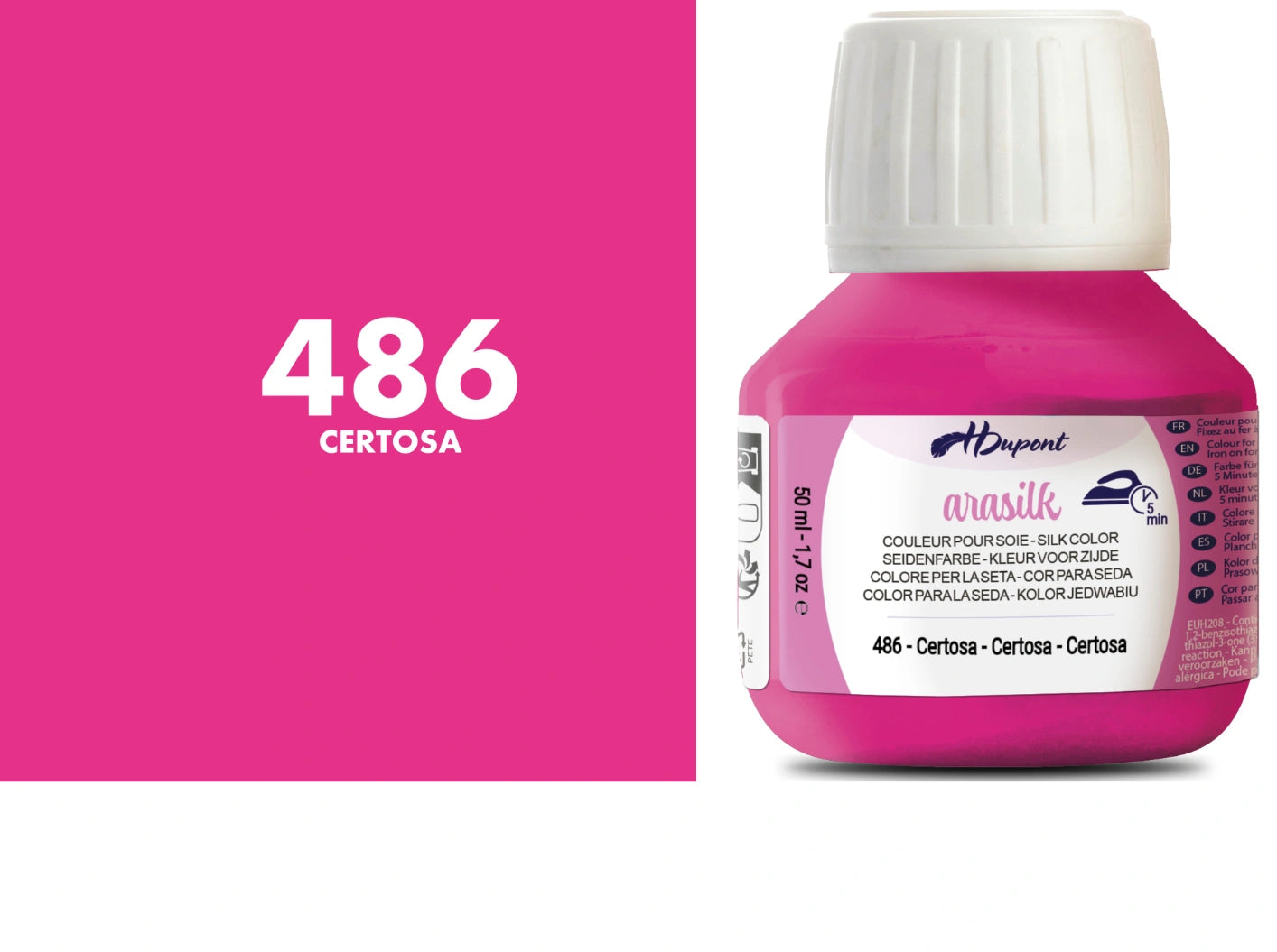 HDupont Arasilk Heat-Fix Silk Paint 50ml | Silk & Fabric Colours