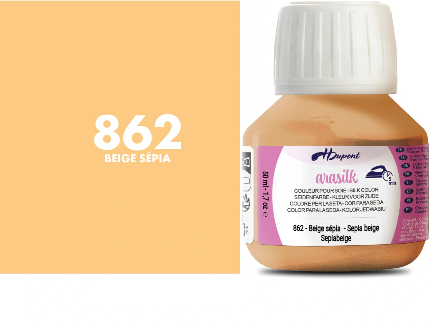 HDupont Arasilk Heat-Fix Silk Paint 50ml | Silk & Fabric Colours