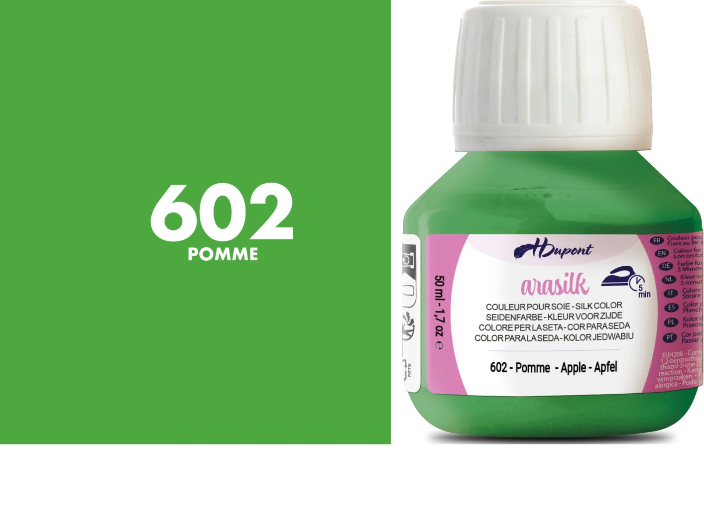 HDupont Arasilk Heat-Fix Silk Paint 50ml | Silk & Fabric Colours