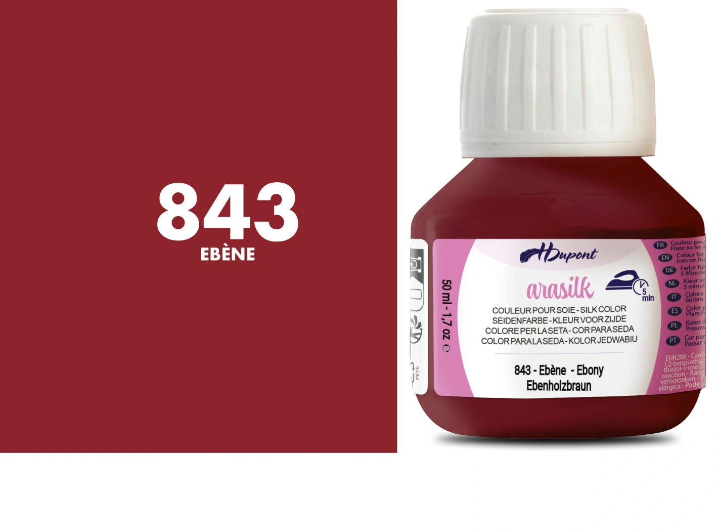HDupont Arasilk Heat-Fix Silk Paint 50ml | Silk & Fabric Colours
