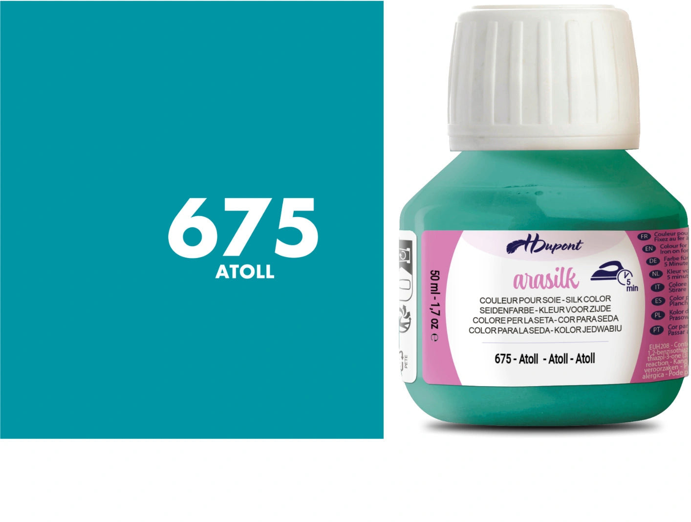 HDupont Arasilk Heat-Fix Silk Paint 50ml | Silk & Fabric Colours