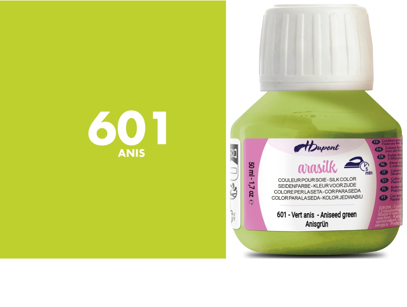 HDupont Arasilk Heat-Fix Silk Paint 50ml | Silk & Fabric Colours