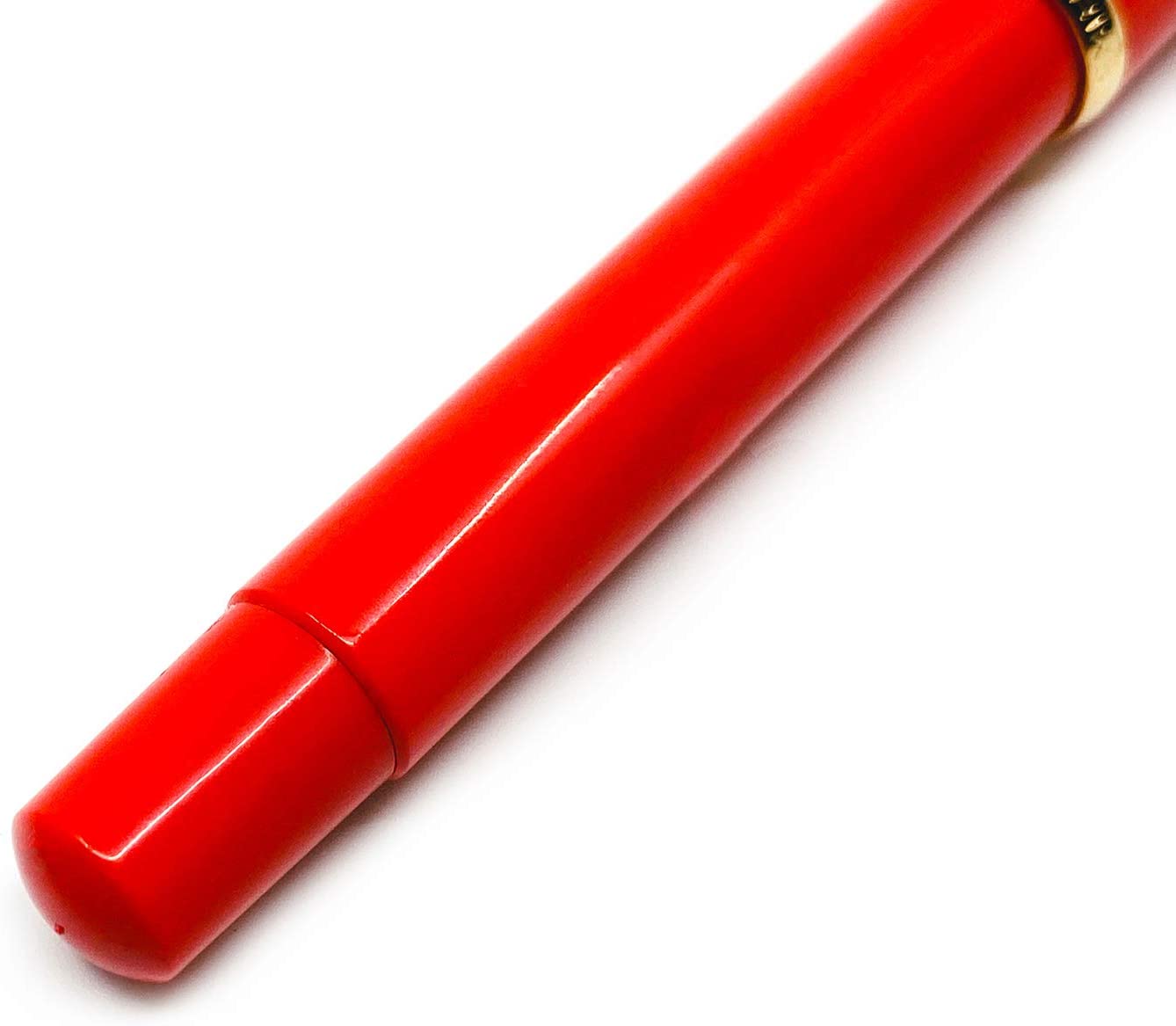 Scrikss | 419 Legendary | Fountain Ink Pen | Medium Nib |Gold Plated | Glossy Red Barrel Scrikss