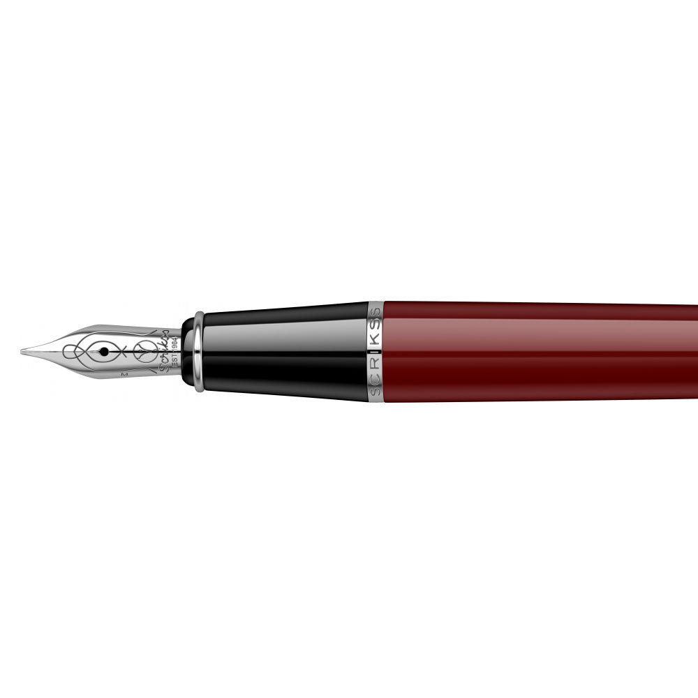 Scrikss | Vintage 33 | Fountain Pen | Burgundy CT -Medium Scrikss