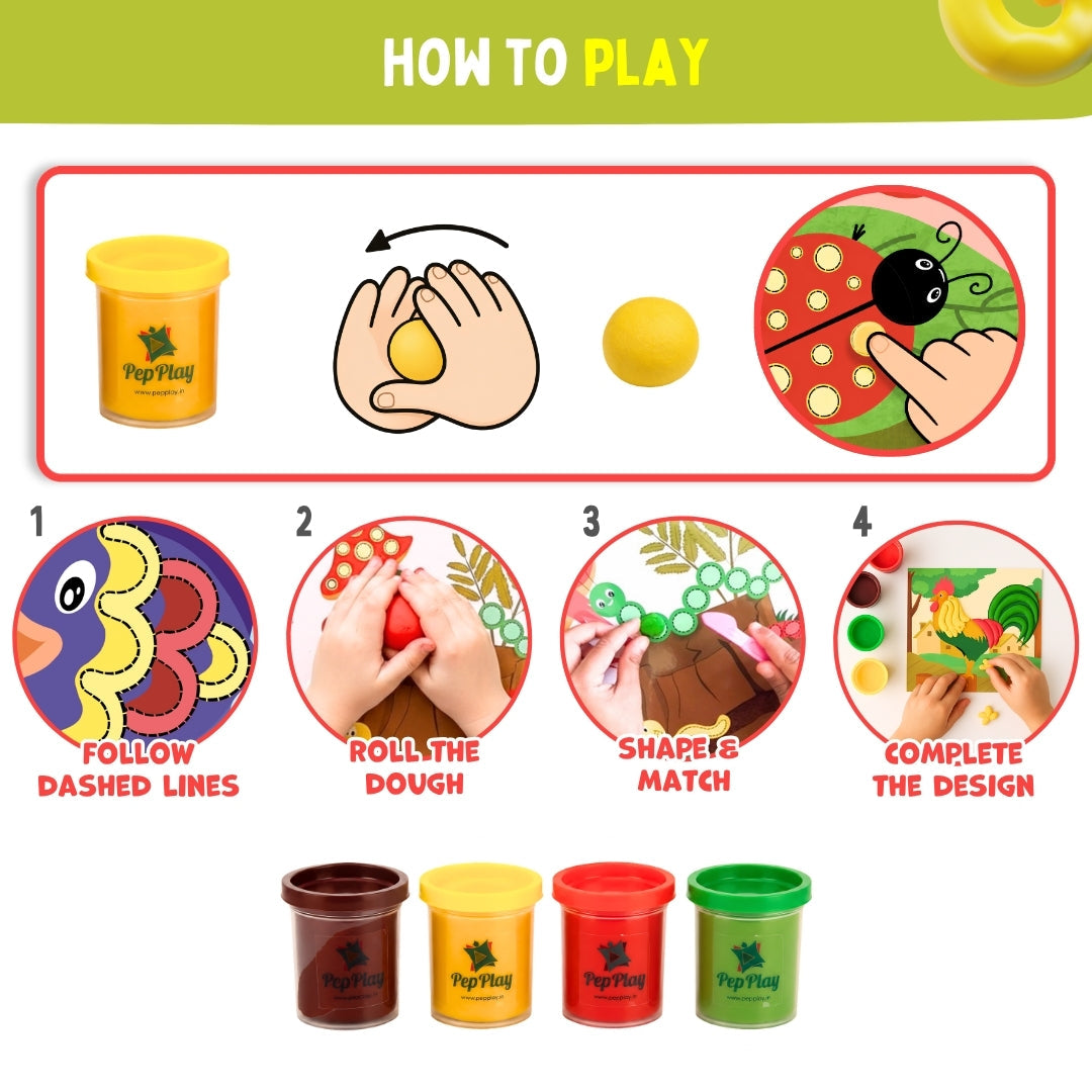PepPlay Dough & Learn Wild Wonders | Creative Dough Play & Learning | 3+ Years