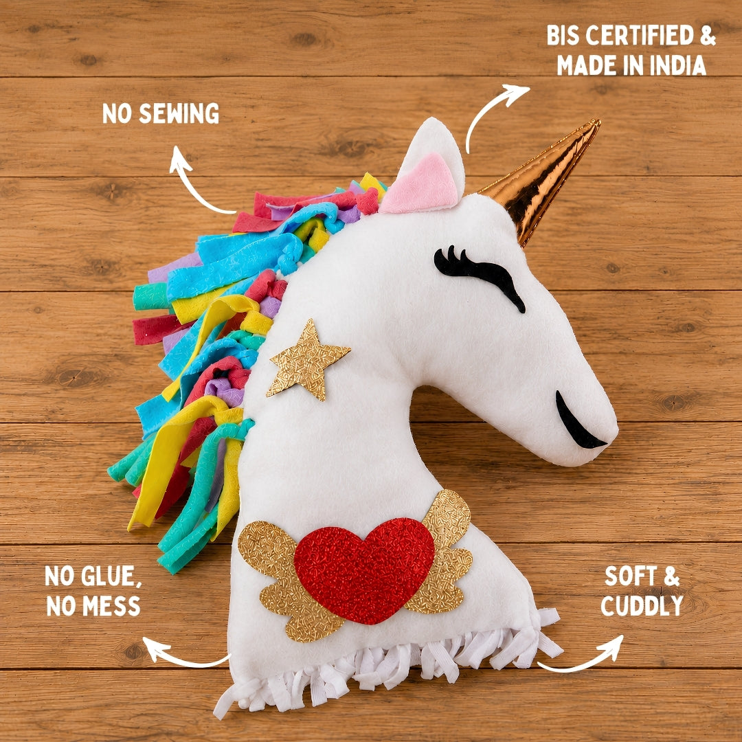 PepPlay Make Your Unicorn Pillow | No-Sew DIY Craft Fun | 6+ Years
