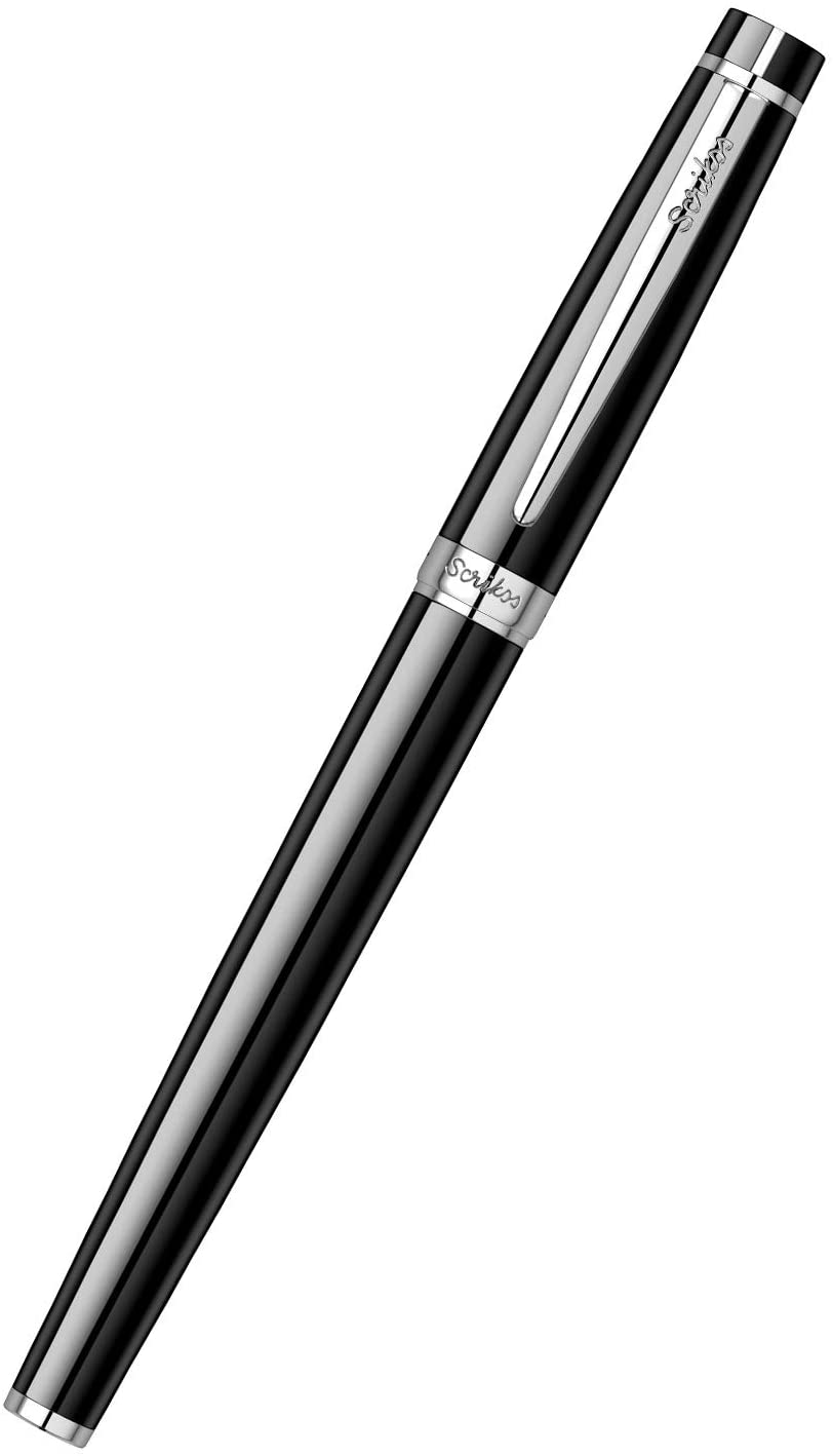 Scrikss | Honour 38 | Glossy Black | Fountain Pen | Medium Nib Scrikss