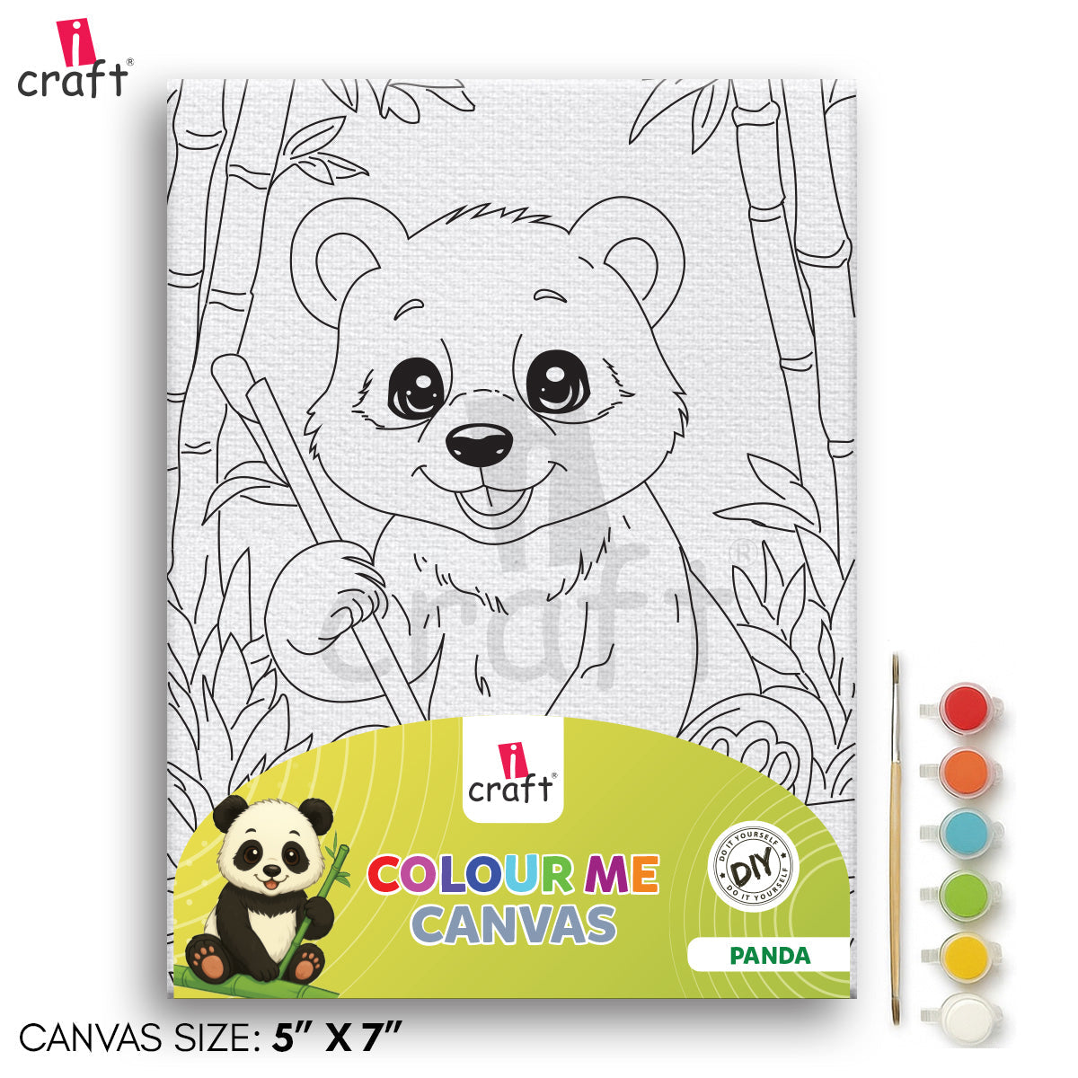 Colour Me Canvas size 5x7 Icraft
