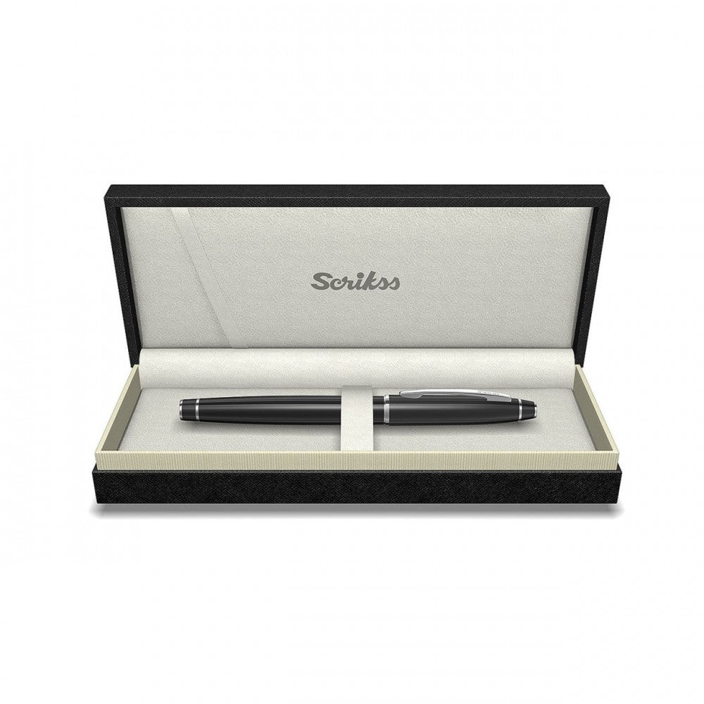 Scrikss | Noble 35 | Rollerball Pen | Black-CT Scrikss