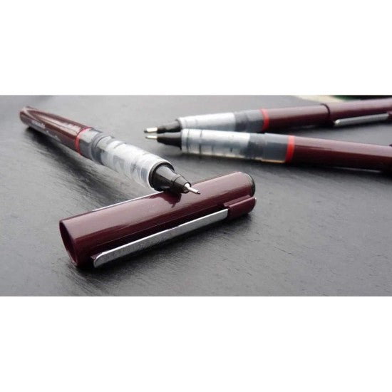 Rotring | Tikky | Graphic Fineliner | Black Pigment Lightfast | Pack of 12pieces | 0.8mm Rotring
