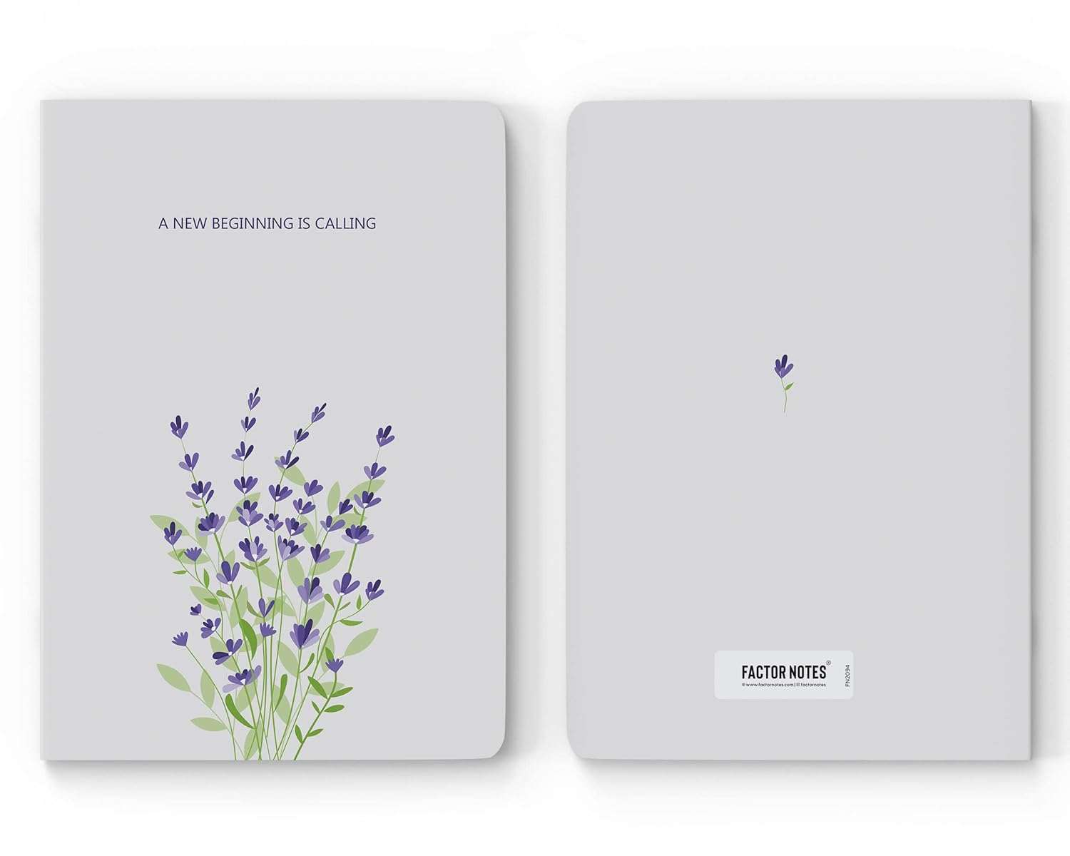 Factor Notes A5 Notebook - New Beginnings (Ruled, 160 Pages, 90 GSM) Factor Notes