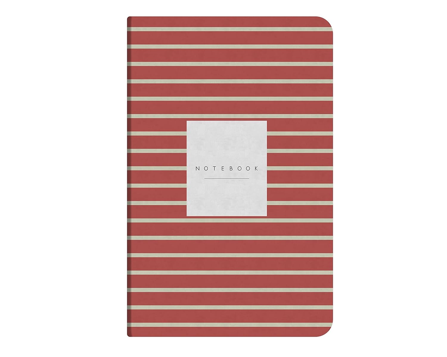 Factor Notes A5 Notebook - 100 GSM Unruled 144 Pages (Red Streak) Factor Notes