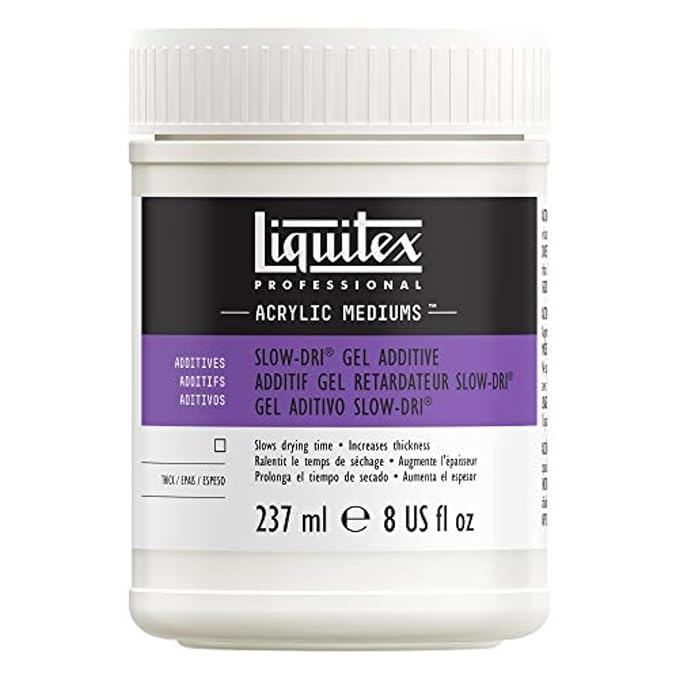 Liquitex Professional Acrylic Medium - Slow-Dri Gel Additive - 237ml Liquitex