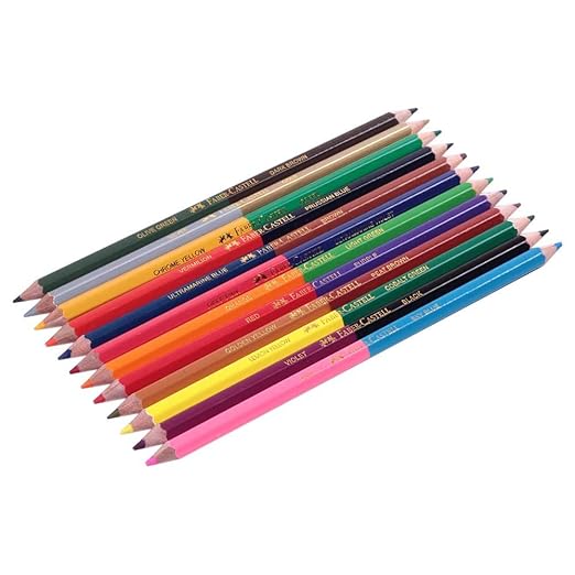 Faber-Castell Bi-Colour Pencils Pack of 12 Canvazo