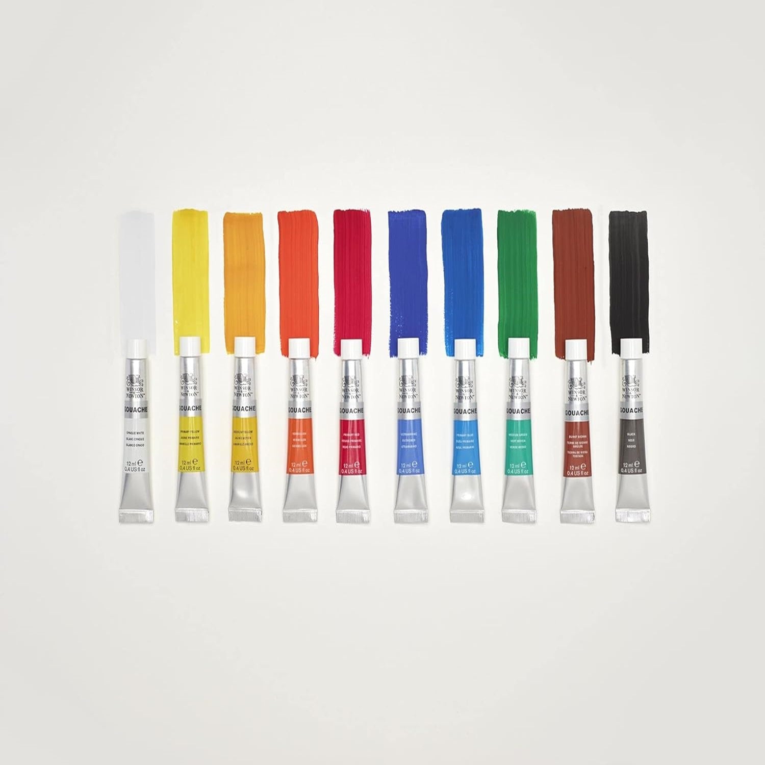 Winsor And Newton Gouache Colour - Access Set Of 10 Tubes X 12Ml