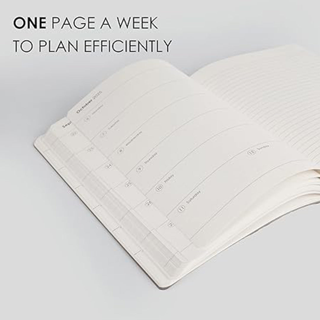 myPAPERCLIP 2026 Weekly Planner | A5 Size | Soft Cover | 192 Pages, 80 GSM | Claret myPAPERCLIP