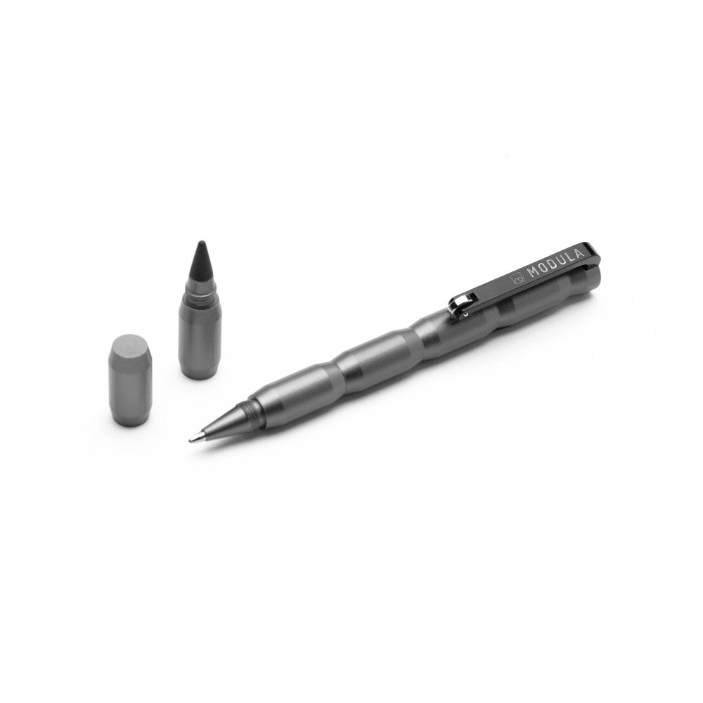 Pininfarina | Forever Modula | Aluminum | GrafeeX Tip Pencil & Ballpoint Pen | Charcoal Pininfarina