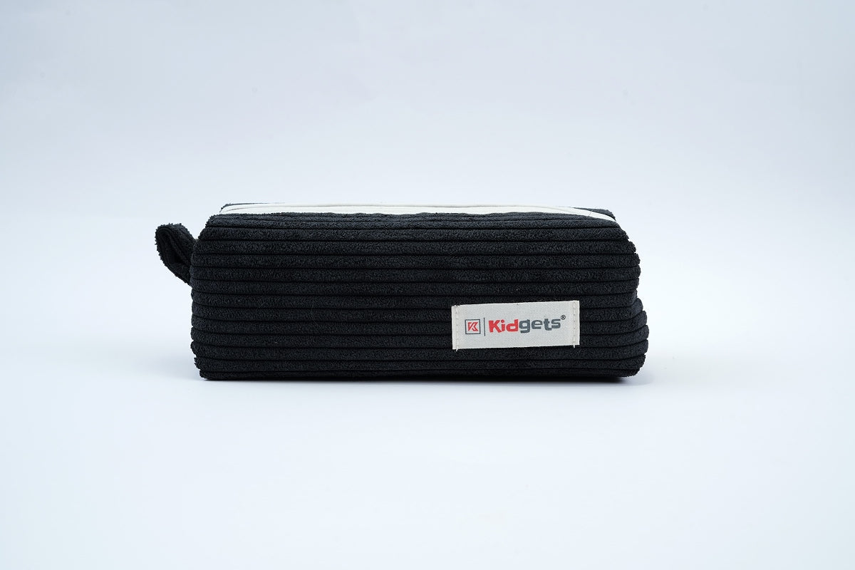 Corduroy Pouch - Black Kidgets