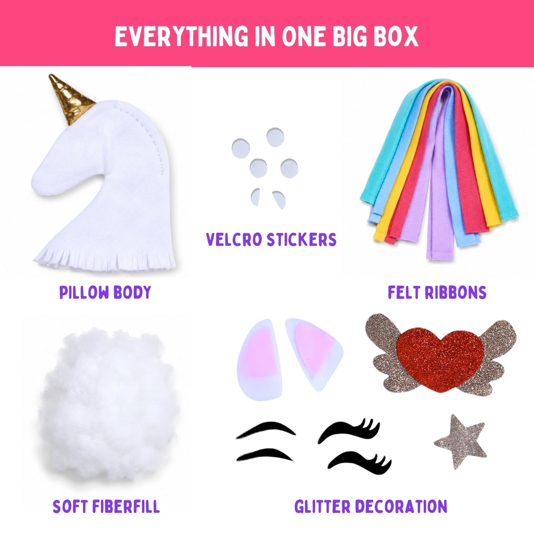 PepPlay Make Your Unicorn Pillow | No-Sew DIY Craft Fun | 6+ Years