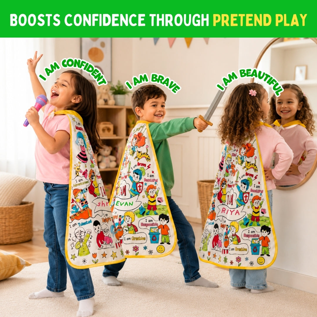 PepPlay My Affirmation Cape Kit | Positive Play & Self-Expression | 4+ Years