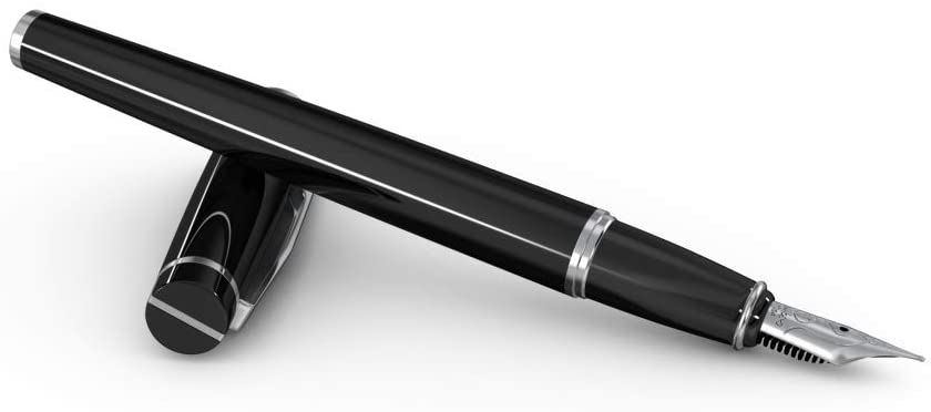 Scrikss | Honour 38 | Glossy Black | Fountain Pen | Medium Nib Scrikss