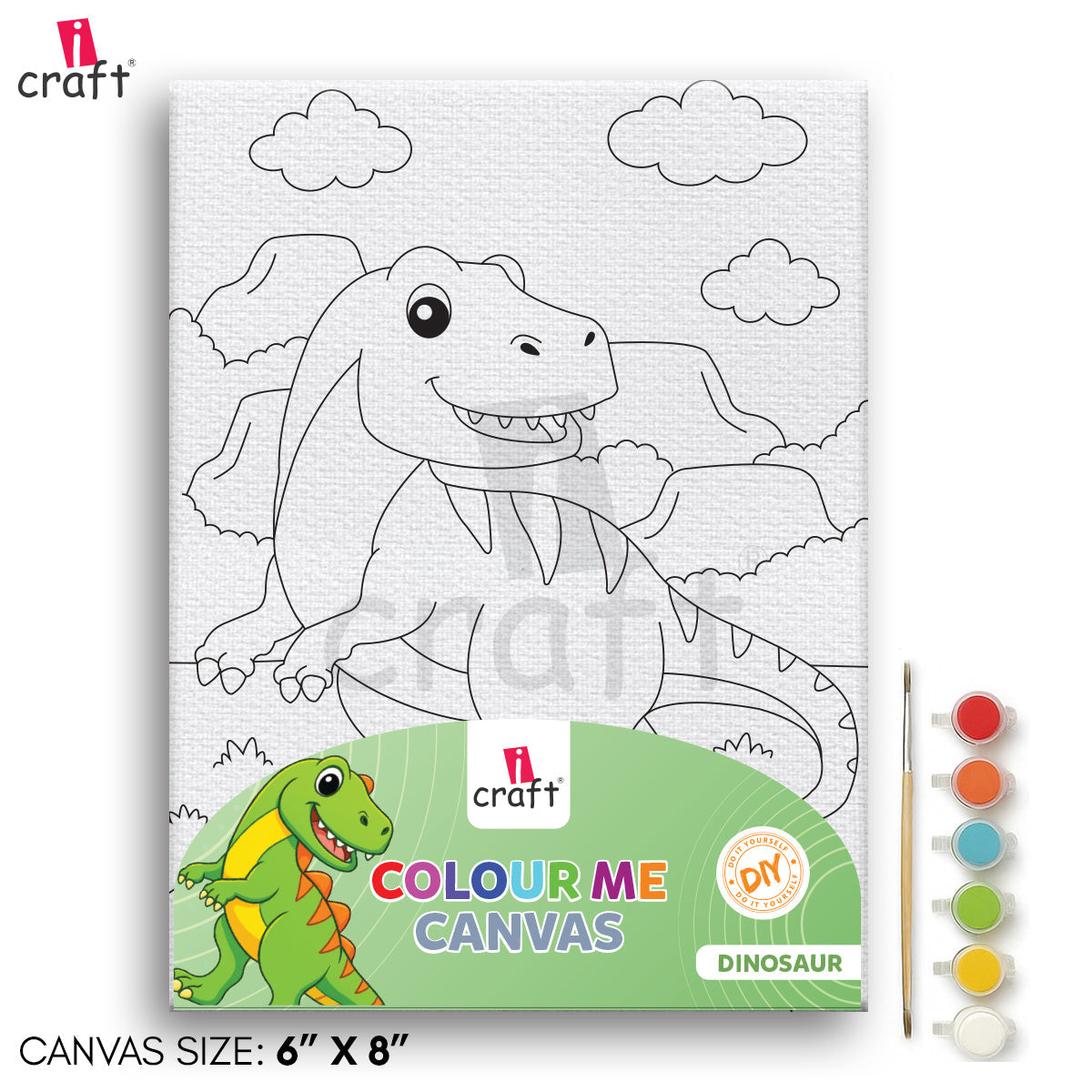 Colour Me Canvas size 5x7 Icraft