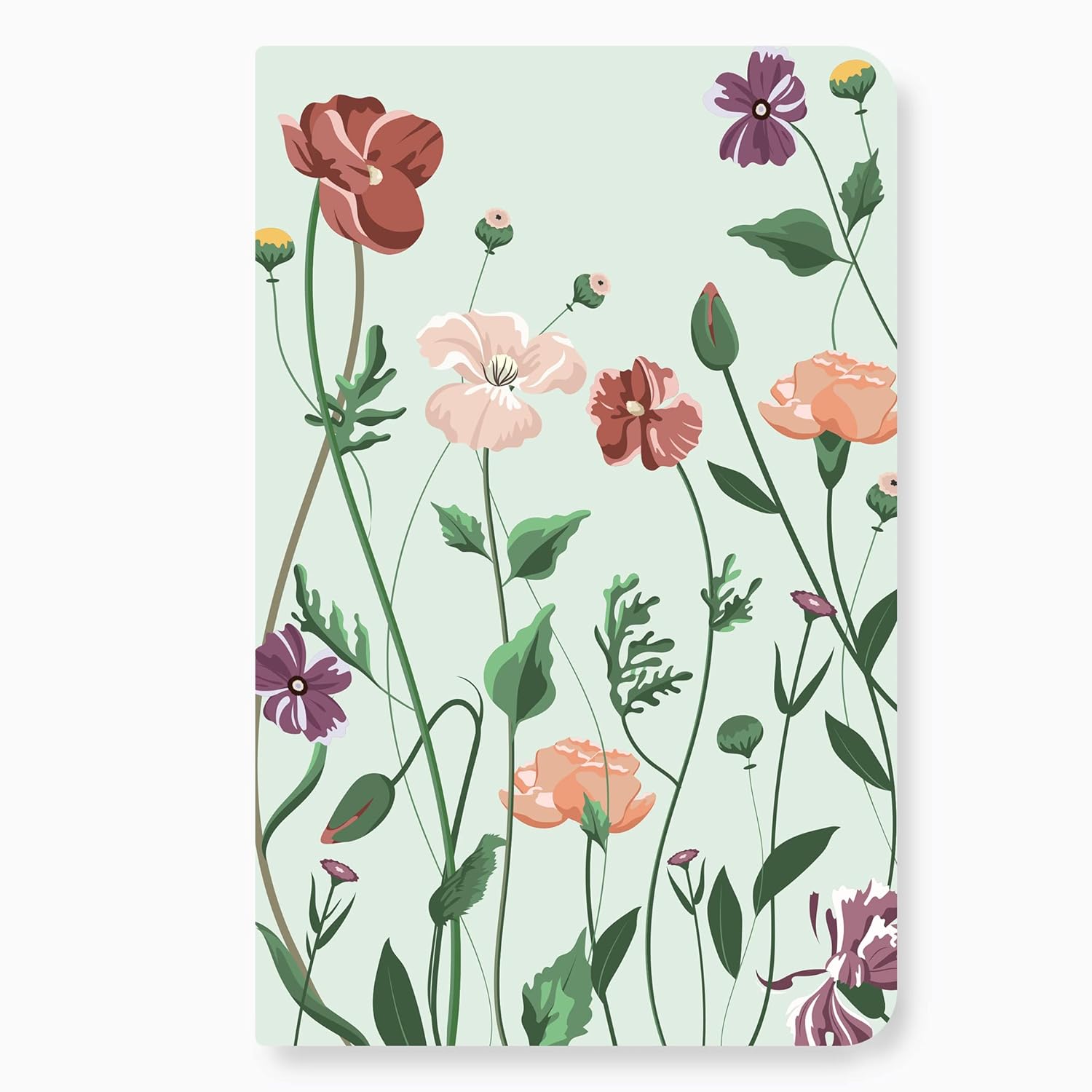 Factor Notes A5 Notebook Botanical - 90 GSM Ruled, 160 Pages Factor Notes