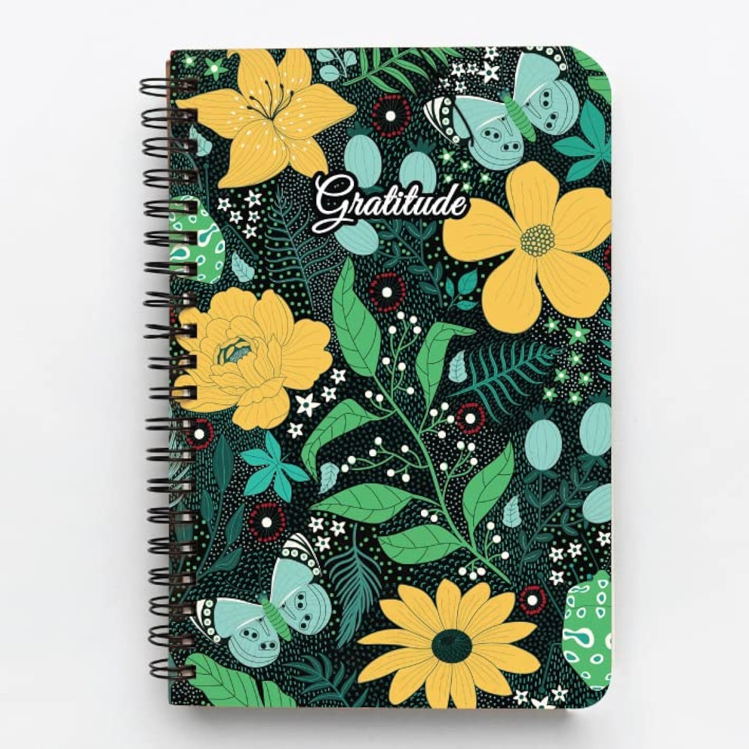 Factor Notes A5 Spiral-Bound Notebook 120 GSM - Plain (Gratitude) Factor Notes