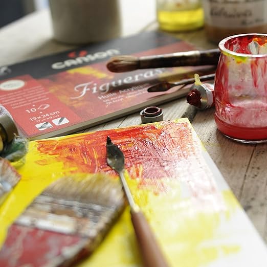 Canson Figueras Oil Paper - Canvas Grain 290 GSM - A3 - 6 Sheets Canson