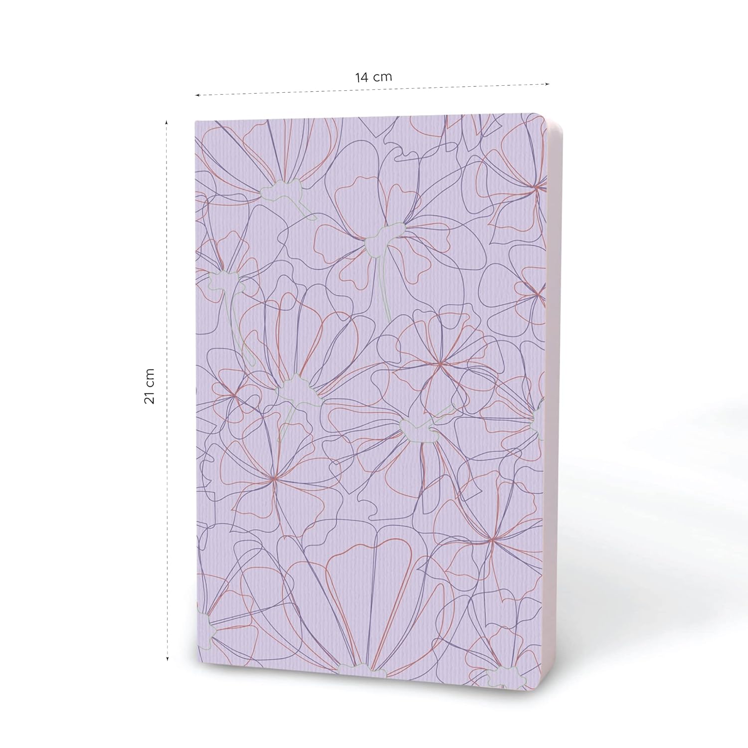 Factor Notes A5 Notebook Nurture Lilac - Ruled, 90 GSM, 160 Pages Factor Notes