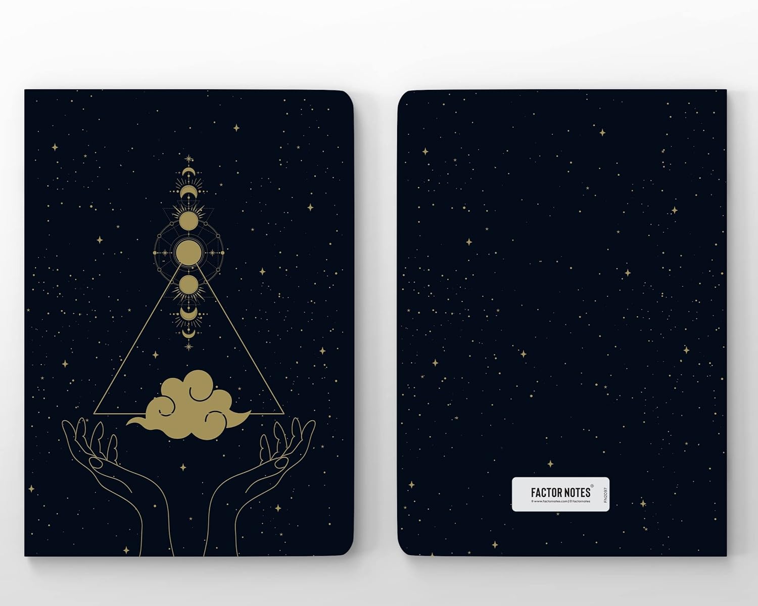 Factor Notes A5 Notebook - Celestial 90 GSM Ruled 160 Pages Factor Notes