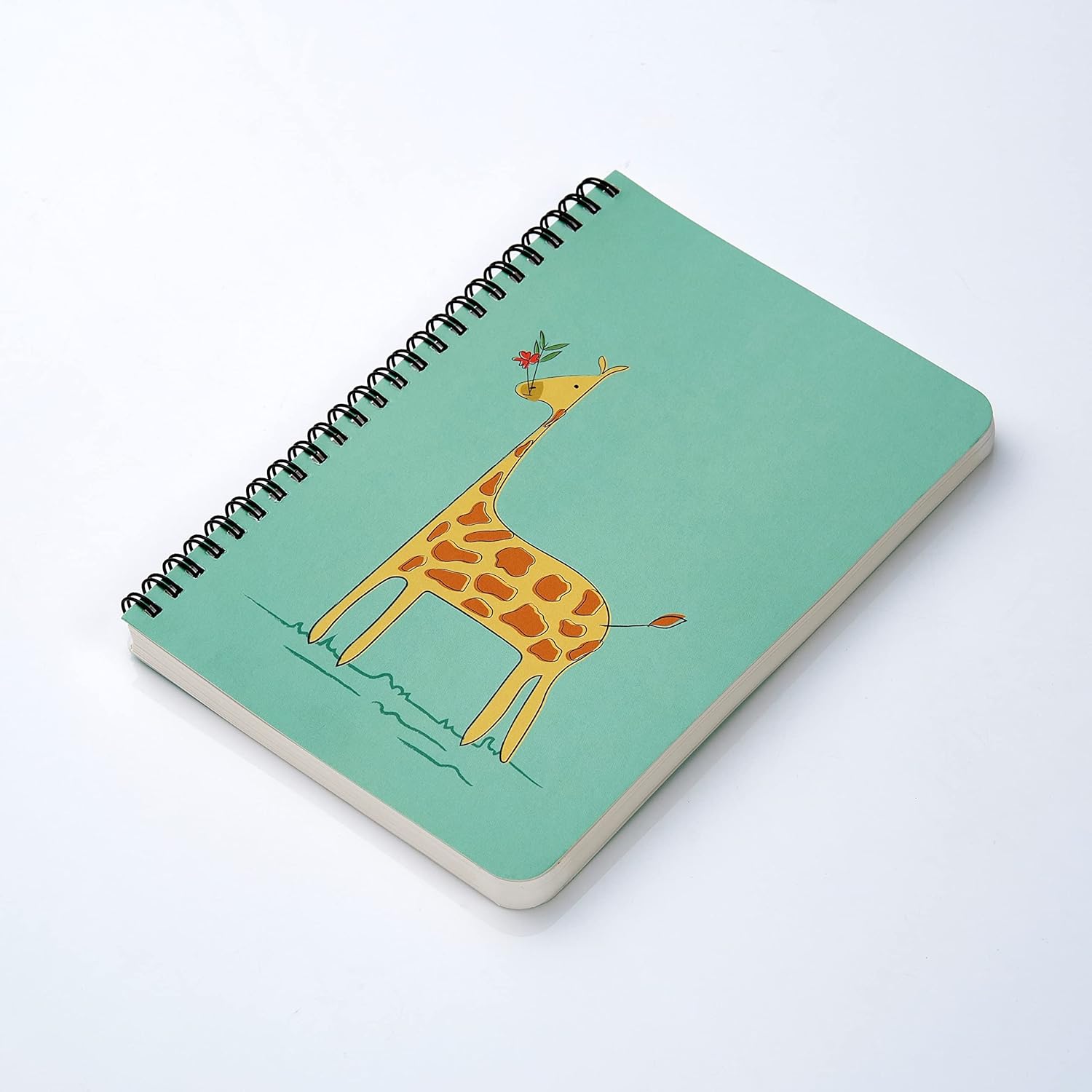 Factor Notes A5 Spiral-Bound Notebook 120 GSM - Plain (Giraffe) Factor Notes
