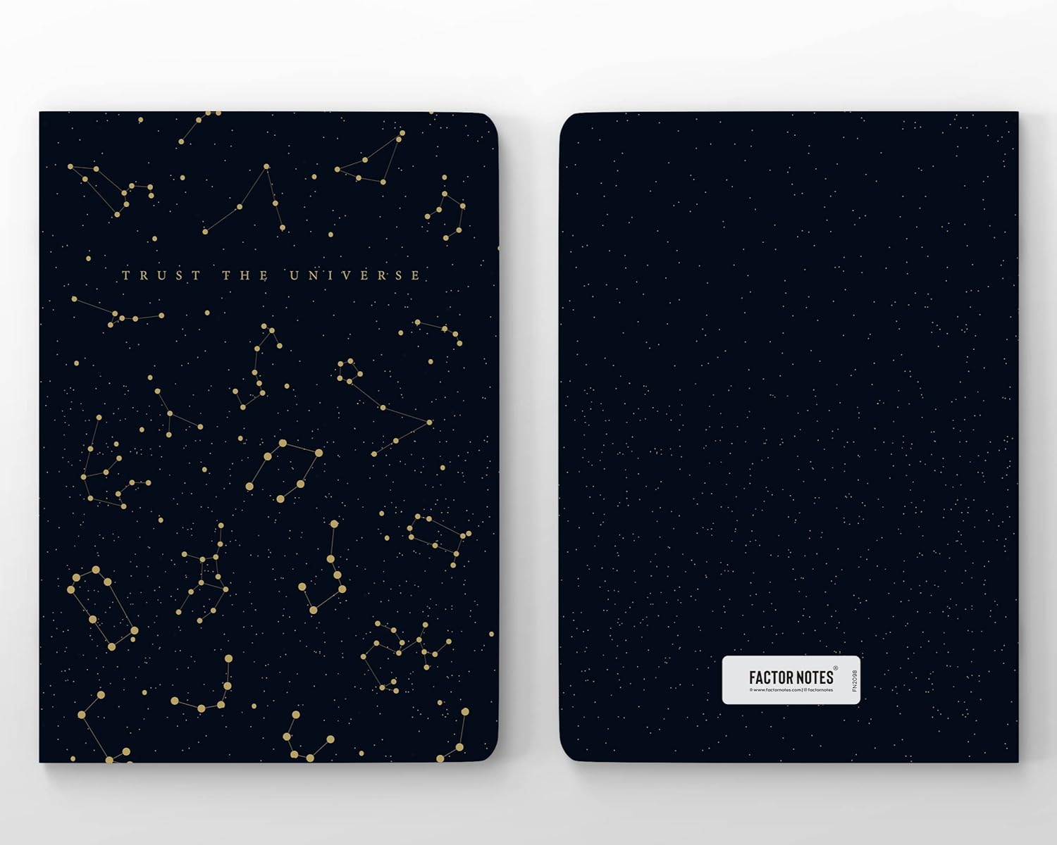 Factor Notes A5 Notebook - Trust the Universe 90 GSM Ruled 160 Pages Factor Notes