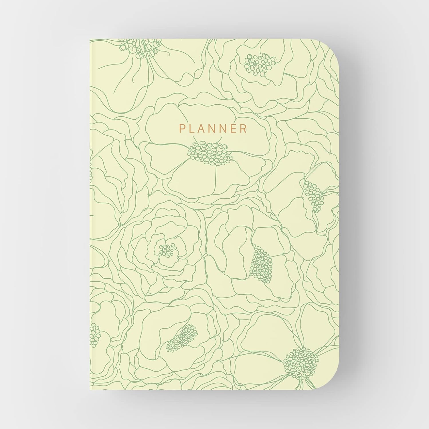 Factor Notes Undated Planner - 12 Months Organizer | Monthly & Weekly Layouts (Charming Lush) Factor Notes