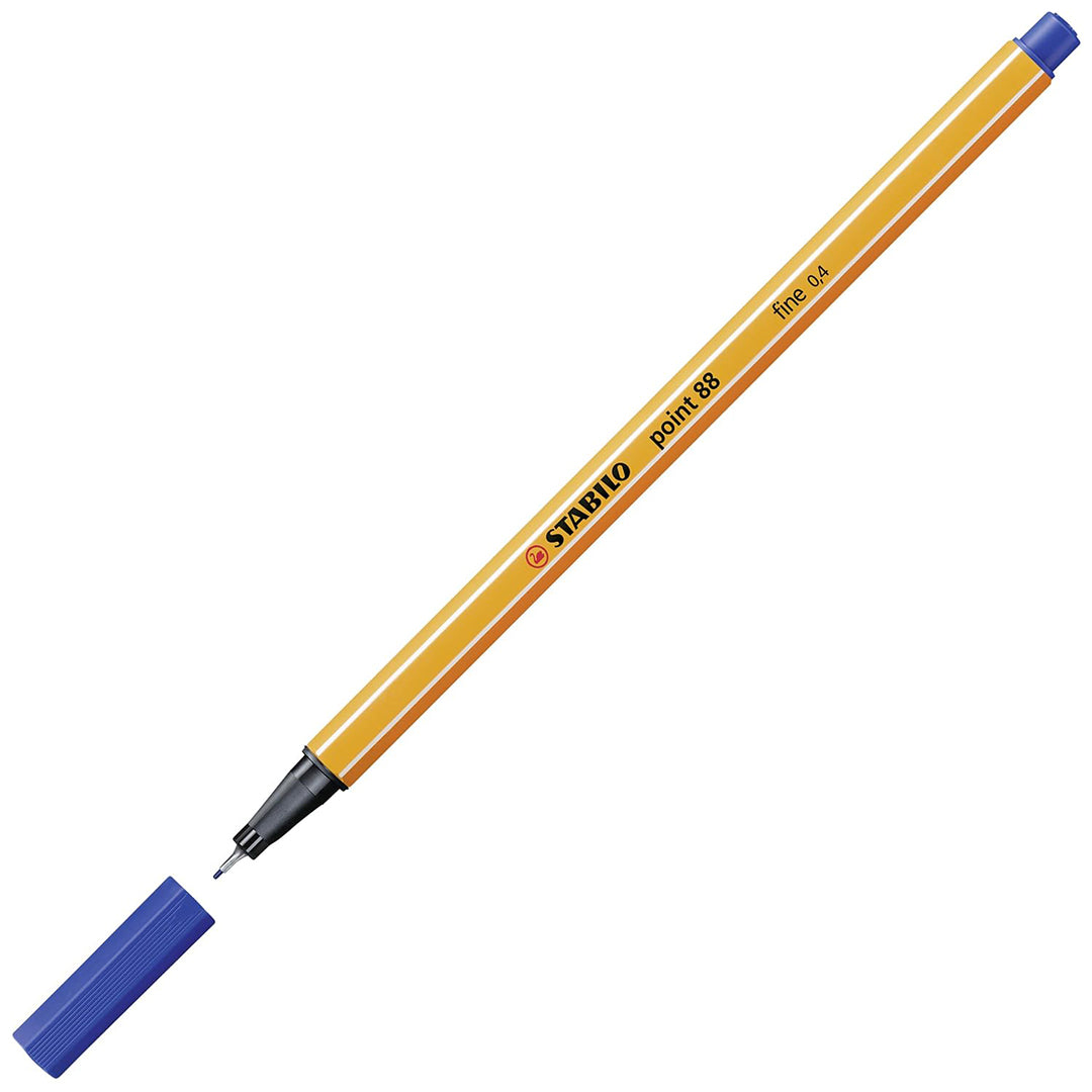 Stabilo | Point 88 | Fineliner | Blue | Pack Of 3 Stabilo